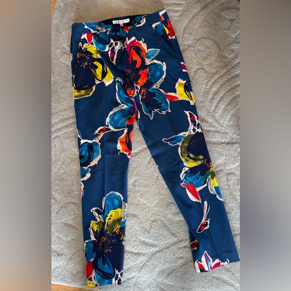 Trina Turk Multicolor Floral Pants